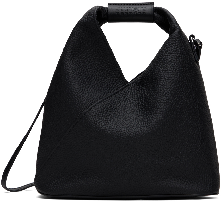 MM6 Maison Margiela: Black Triangle Classic Crossbody Bag | SSENSE