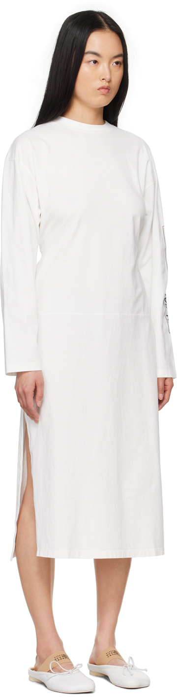 Mm6 Maison Margiela Woman Sweater White Size M Cotton In 101 Off White