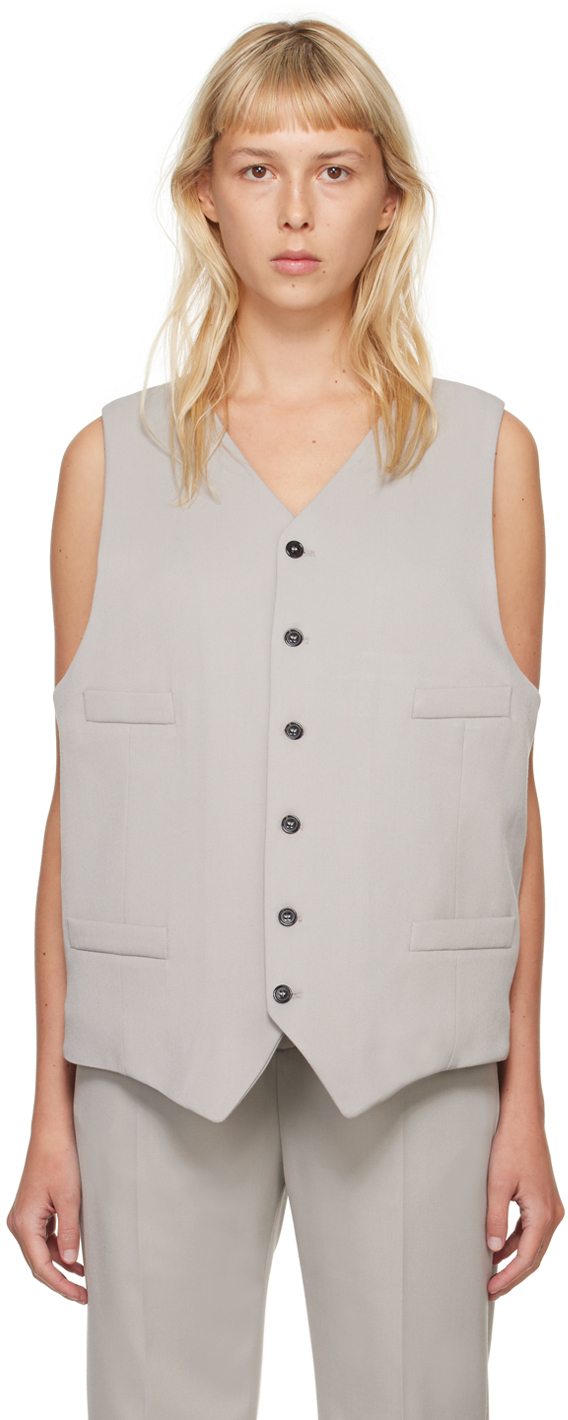 Taupe Tailoring Vest