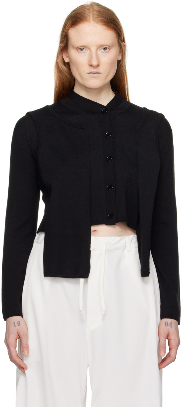 Haut Femme MM6 Maison Margiela - Bonneterie Laine/Polyster Noir - Taille Unique, Neuf Avec Étiquettes