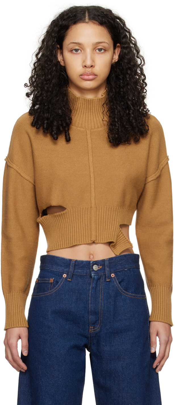 Tan Boxy Sweater