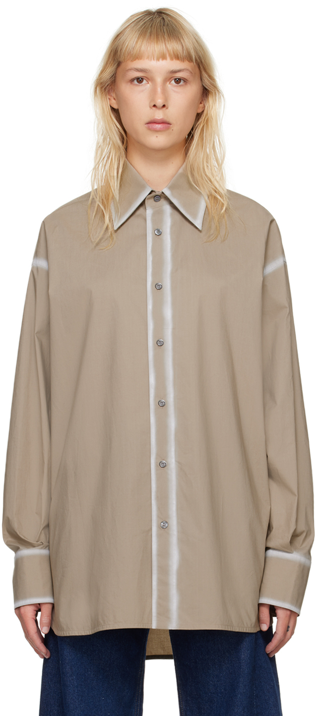 Taupe Buttoned Shirt