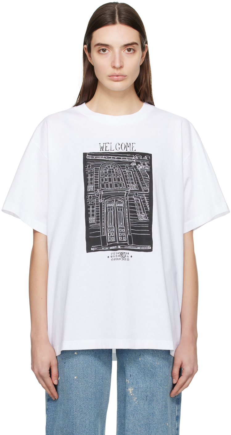 White Graphic T-Shirt