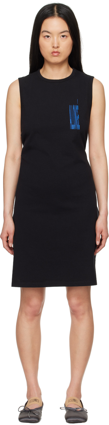 Black Self-Tie Tank Top by MM6 Maison Margiela on Sale