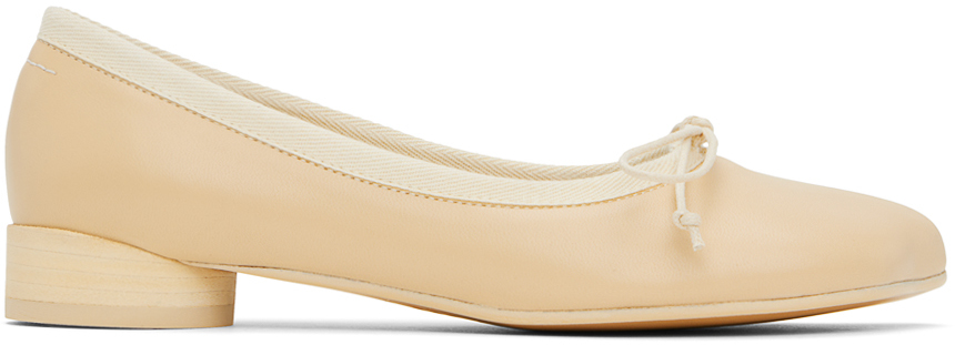 Ballerines MARGEILA Paris En Cuir Havane - Pointure 38 - Neuves Avec Boîte