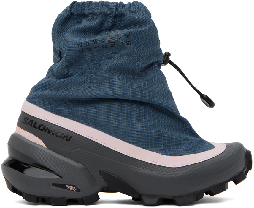 Blue & Gray Salomon Edition Cross Sneakers