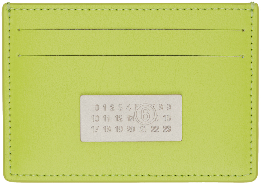Green Numeric Card Holder