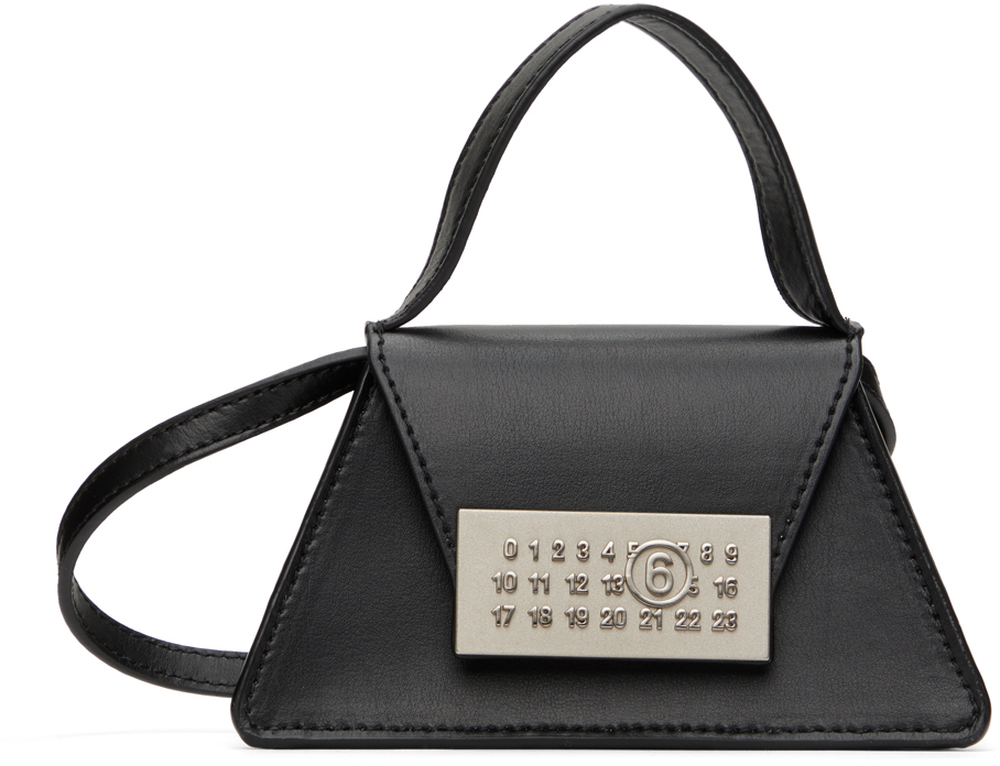 Mm6 Maison Margiela Black Numeric Mini Bag In T8013 Black