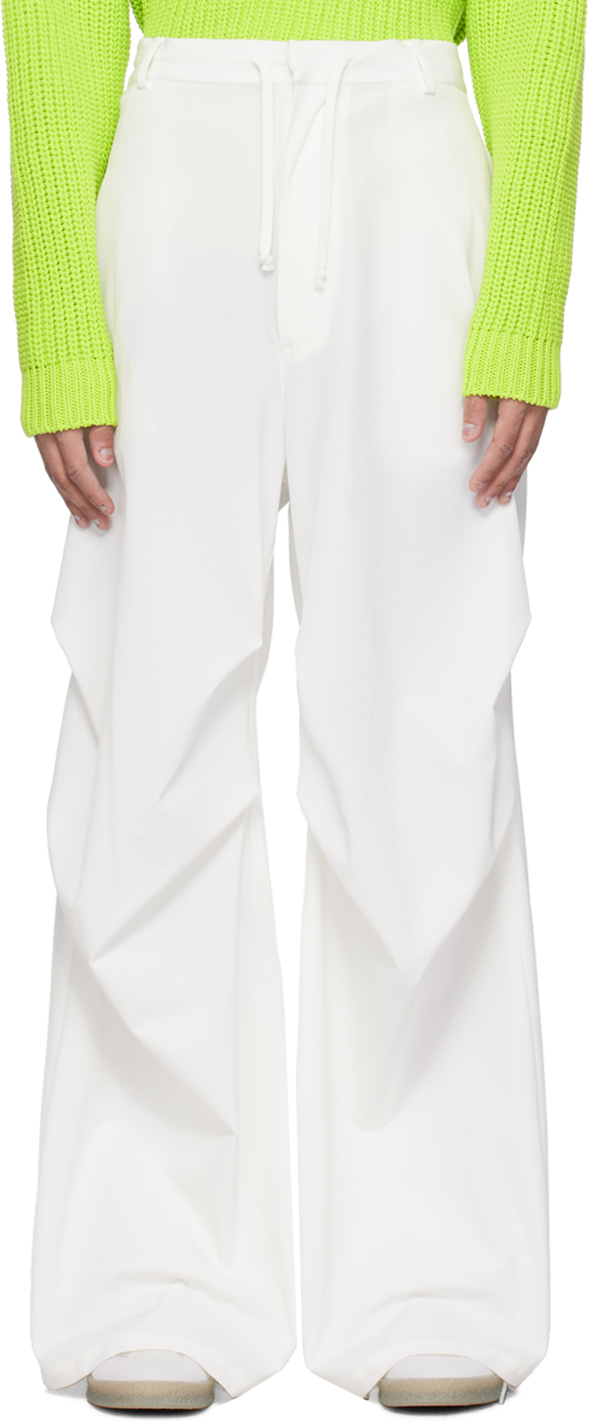 Off-White Wide-Leg Trousers