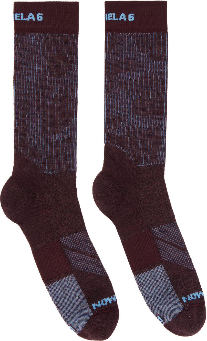 Burgundy Salomon Edition Ultra Socks