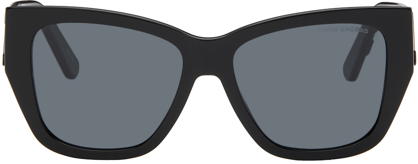 Marc Jacobs Black Square Sunglasses In 80s Blck Whte