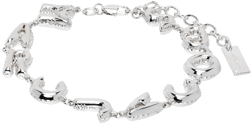 Marc Jacobs Silver 'the  Balloon' Bracelet In 040 Silver