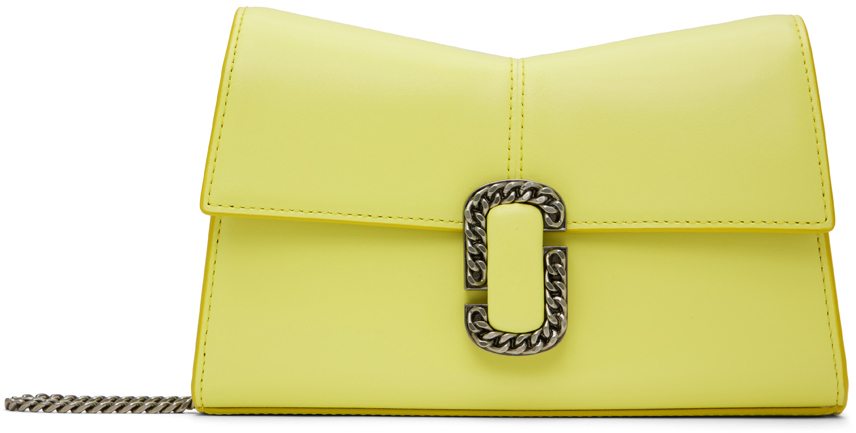 Marc Jacobs Yellow 'the St. Marc Chain Wallet' Bag In 780 Limoncello