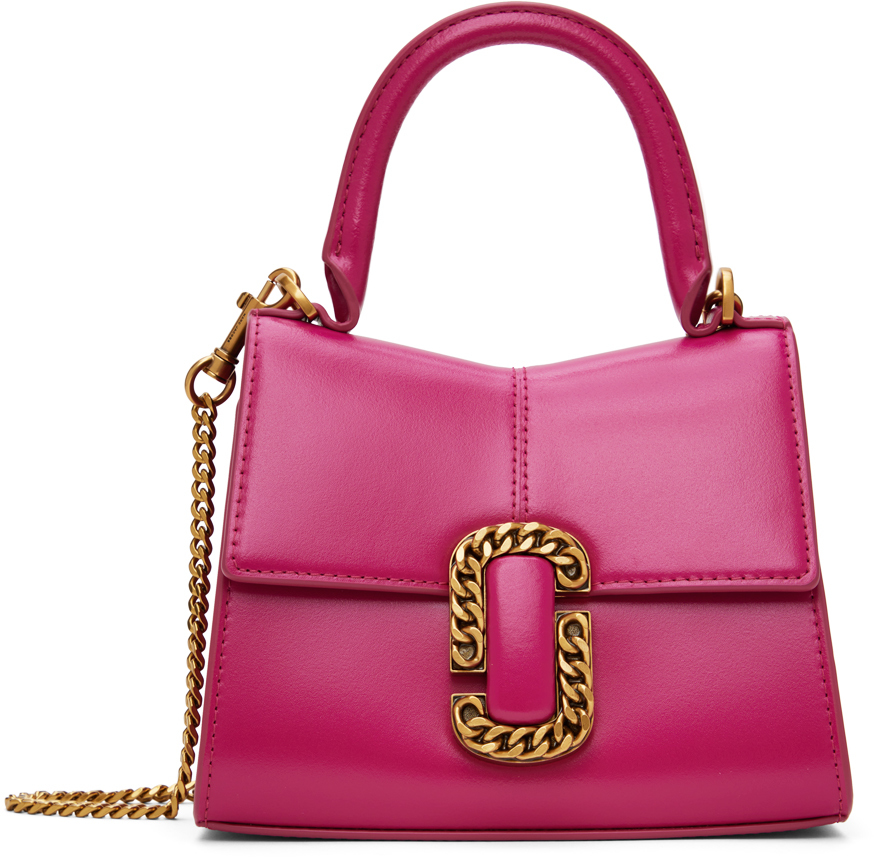Marc Jacobs Pink 'the St. Marc Mini' Bag In 955 Lipstick Pink