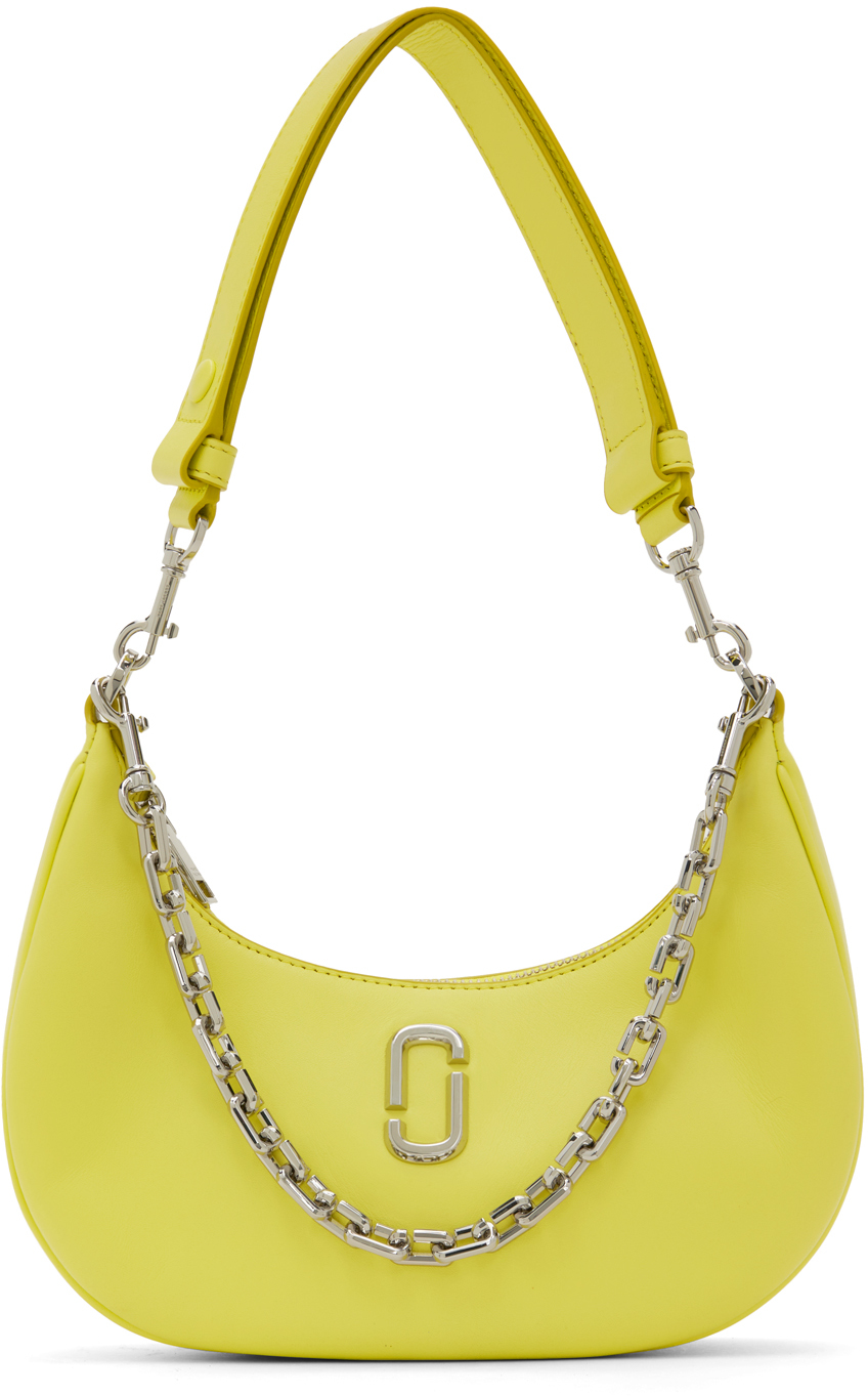 Shop Marc Jacobs Yellow 'the Curve' Bag In 780 Limoncello