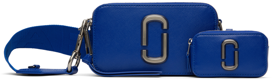 Marc Jacobs Blue 'the Snapshot' Bag In 486 Cobalt