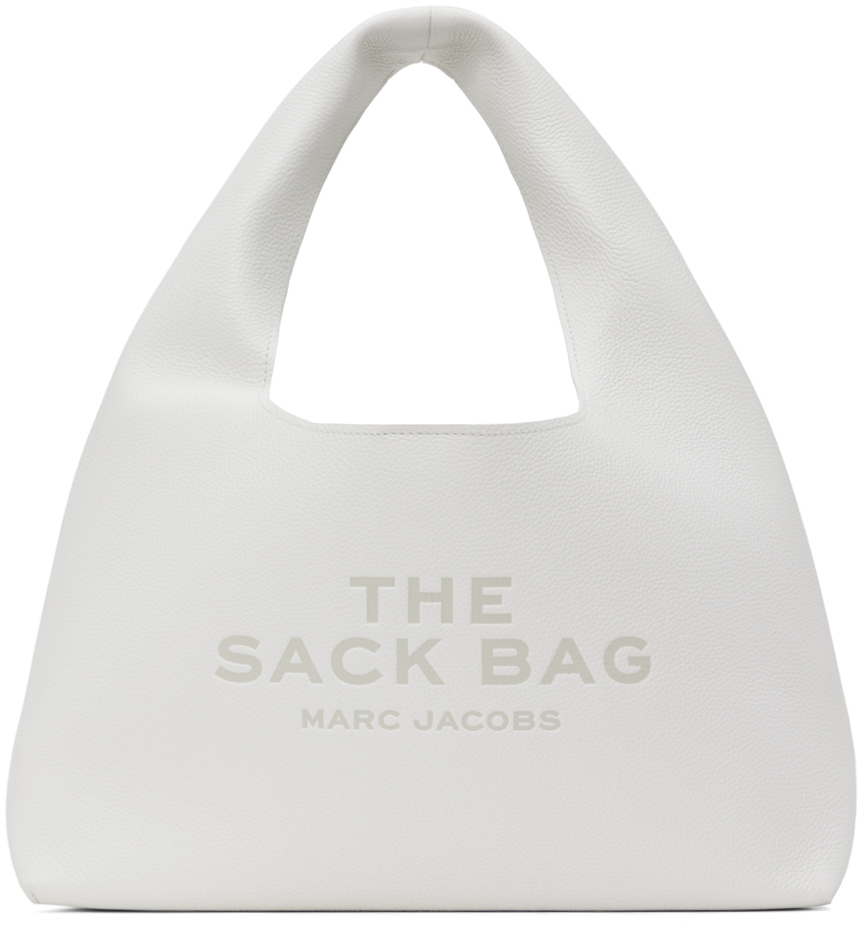 新製品情報も満載 Marc Jacobs: ホワイト The Sack Bag トートバッグ | SSENSE 日本 バッグ