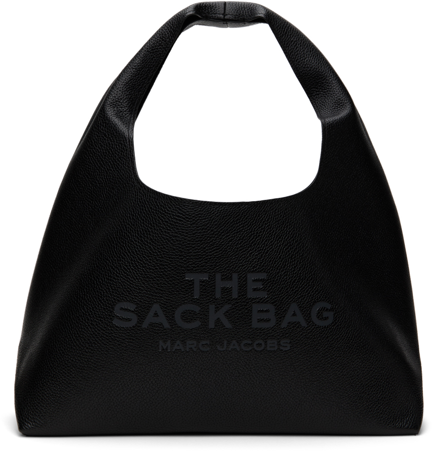 MARC JACOBS BLACK 'THE SACK BAG' TOTE
