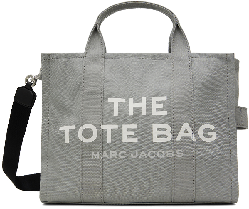 Marc Jacobs Gray 'the Medium' Tote In 050 Wolf Grey