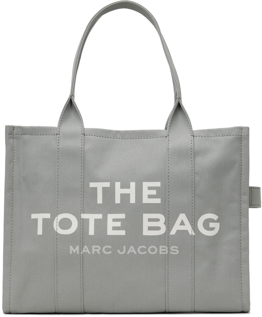 Marc Jacobs Gray 'the Large' Tote In 050 Wolf Grey