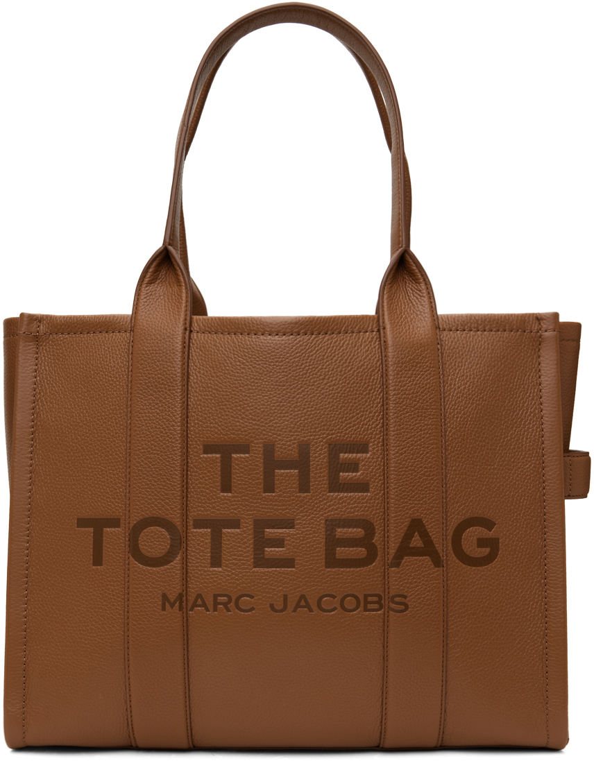 Brown 'The Leather Large' Tote
