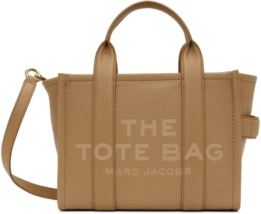 Beige 'The Leather Small Tote Bag' Tote