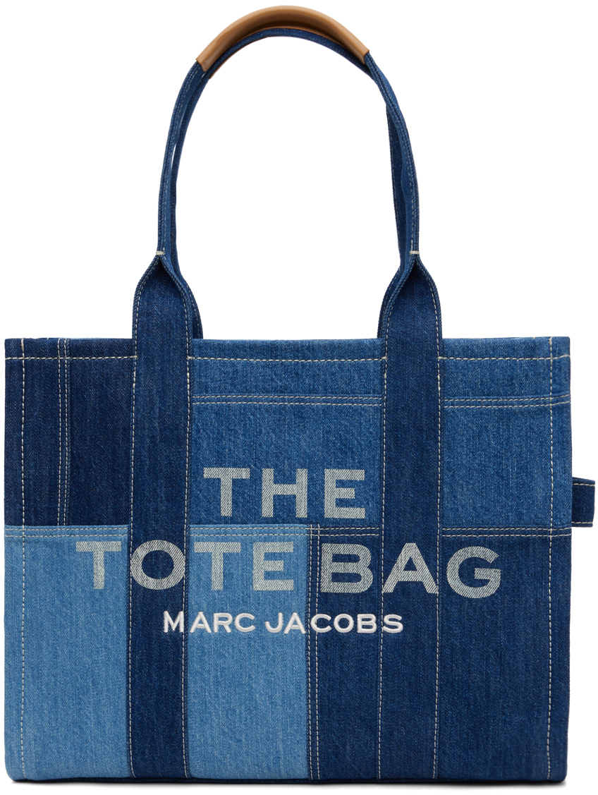 Marc Jacobs The Denim Tote Bag In 422 Blue Denim
