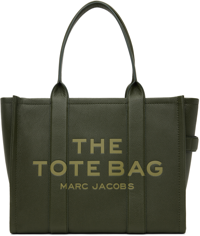 Marc Jacobs The Large Leather Tote Bag In 305 Forest