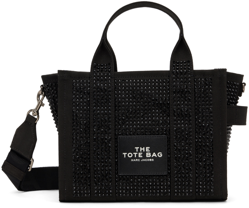 Black 'The Crystal Canvas Small' Tote
