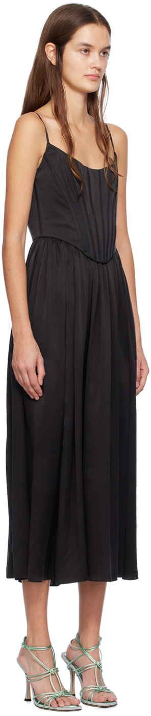 Zimmermann Silk Dress In Blk Black