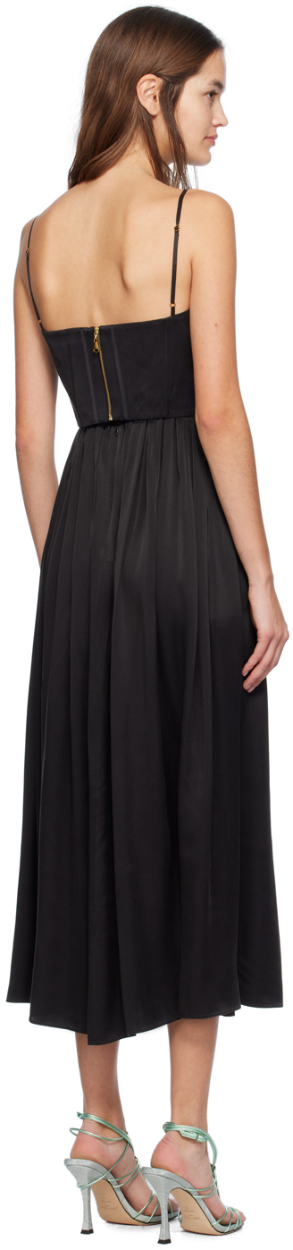 Zimmermann Silk Dress In Blk Black