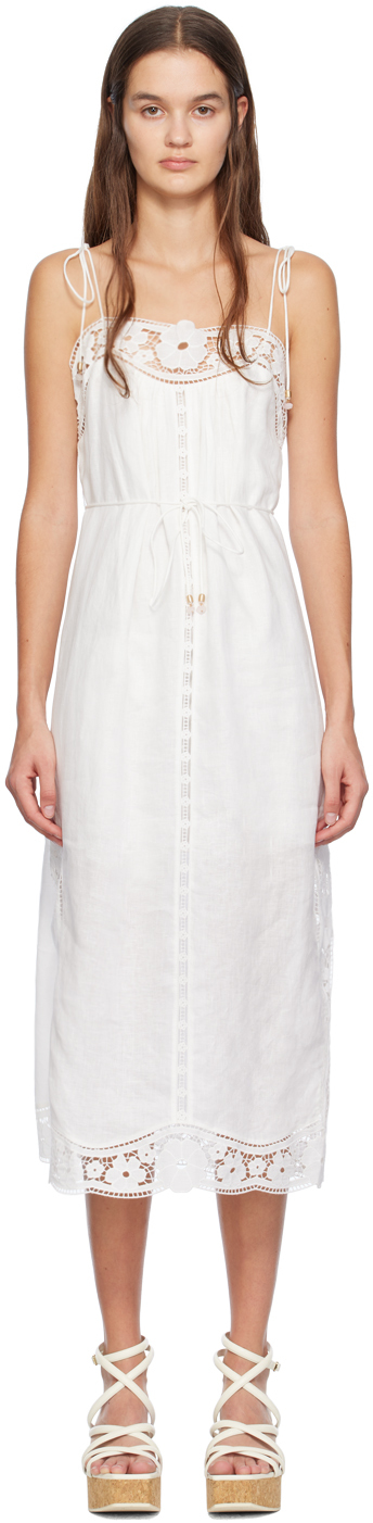 White August Midi Dress