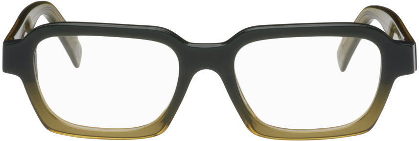 Retrosuperfuture Green Caro Glasses In Optical Fumo
