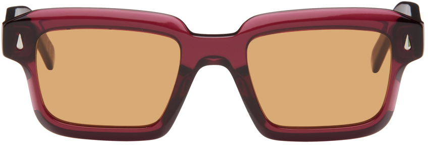 Retrosuperfuture Burgundy Giardino Sunglasses In Distinct