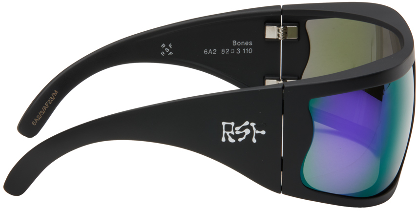 Retrosuperfuture Black Bones Sunglasses In Obsidian