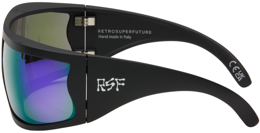 Retrosuperfuture Black Bones Sunglasses In Obsidian