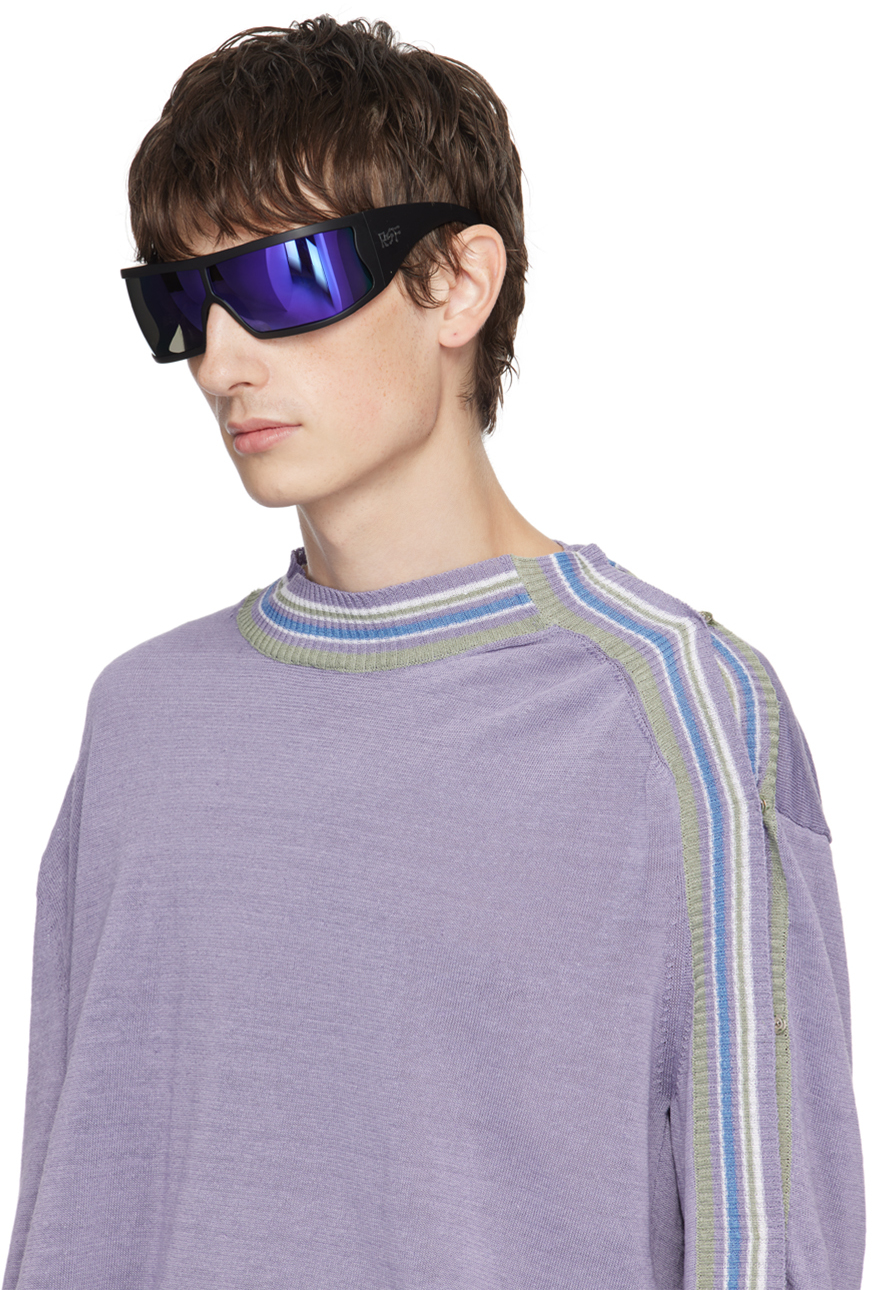 Retrosuperfuture Black Bones Sunglasses In Obsidian