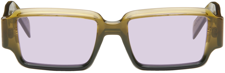 Retrosuperfuture Khaki Astro Sunglasses In Phased