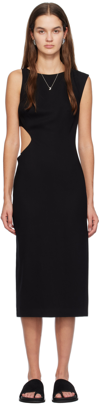 knee length dresses for ladies St. Agni Red Bateau Cut Out Dress main image 1