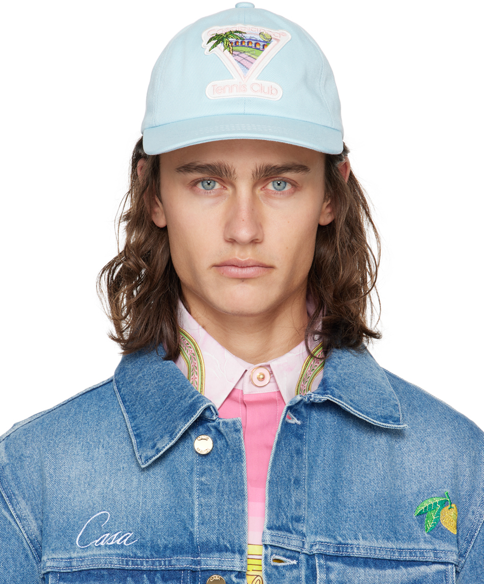 Blue Tennis Club Icon Embroidered Cap
