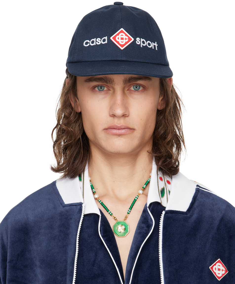 Navy Casa Sport Icon Embroidered Cap