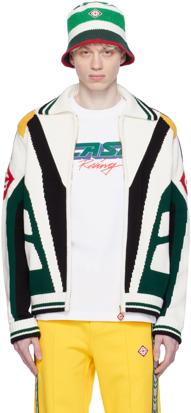 Casablanca: Multicolor 'Casa Racing' Jacket | SSENSE