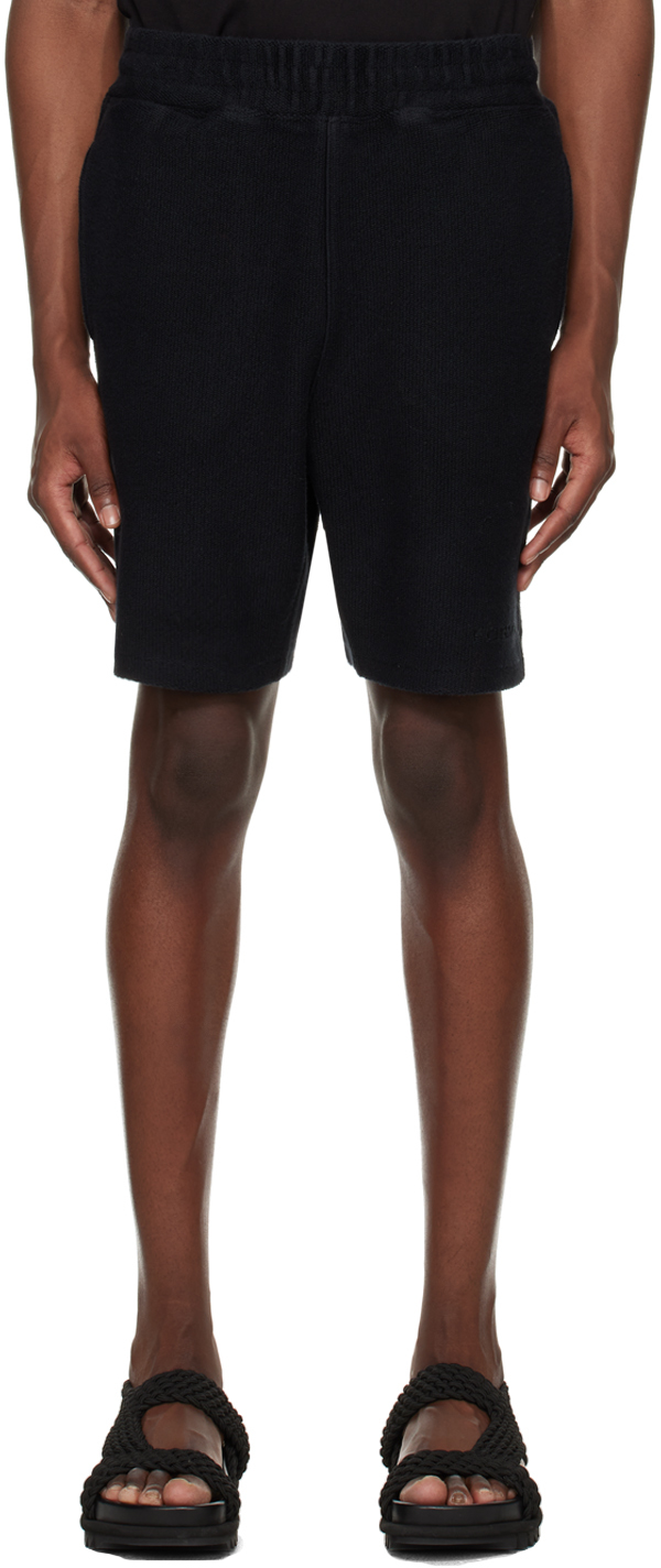 Forma Black Embroidered Shorts