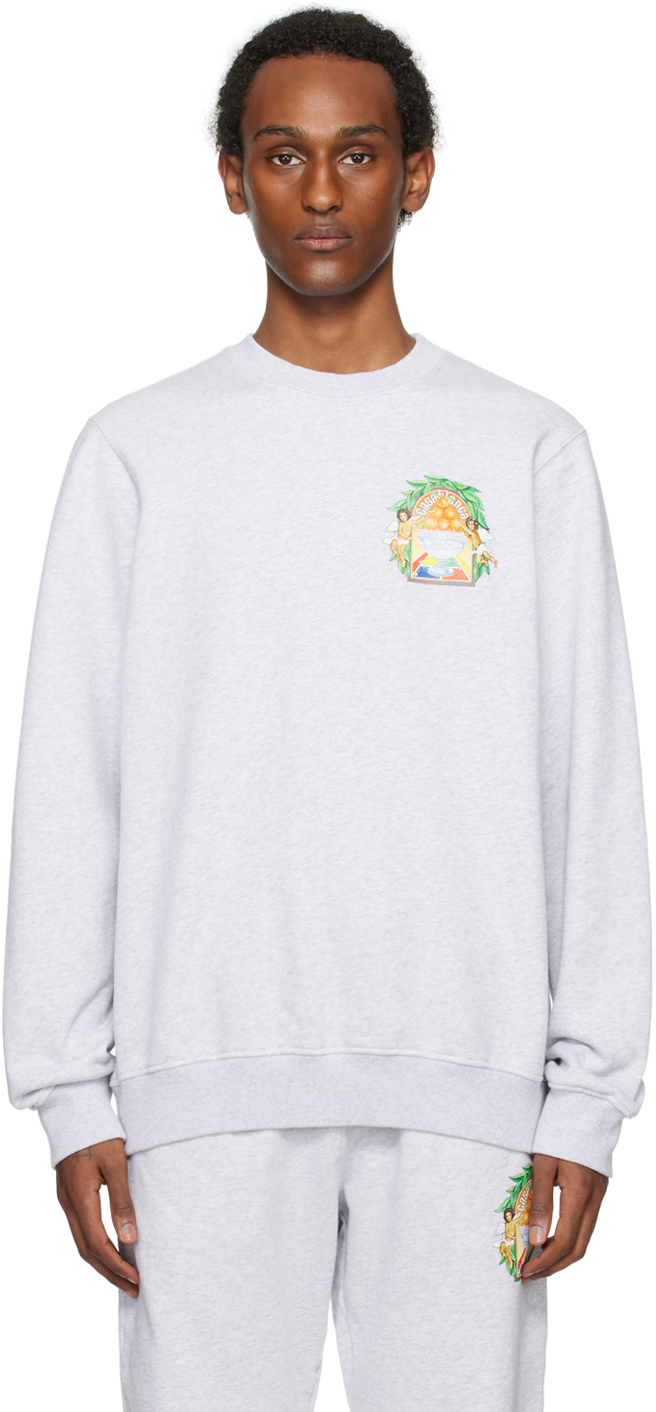 Gray 'Triomphe D'Orange' Sweatshirt