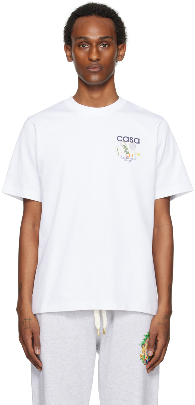 Casablancaのホワイト Equipement Sportif Tシャツがセール中