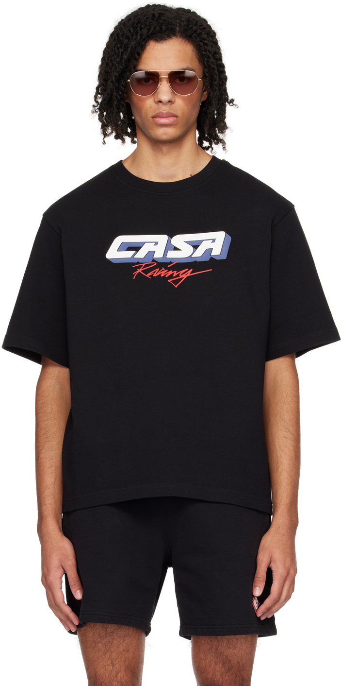 Casablanca SSENSE Exclusive Black T-Shirt