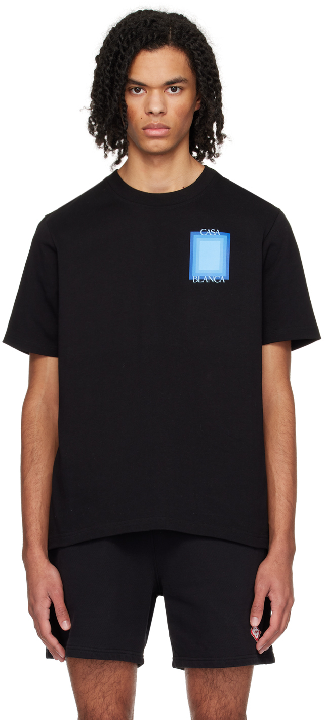 SSENSE Exclusive Black T-Shirt by Casablanca on Sale