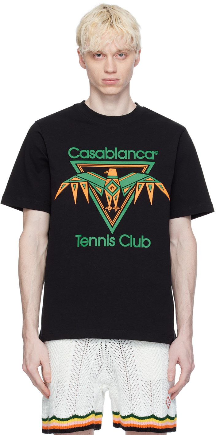 Casablanca SSENSE Exclusive Black Playful Eagle T-Shirt