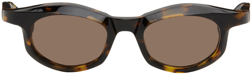 Shop Factory900 Ssense Exclusive Brown Rf-043 Sunglasses In 128 Ar Brown