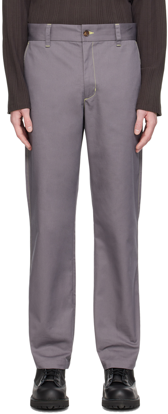 SSENSE Exclusive Gray Trousers